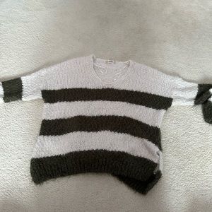 Altar’d State Cream and Olive Sweater